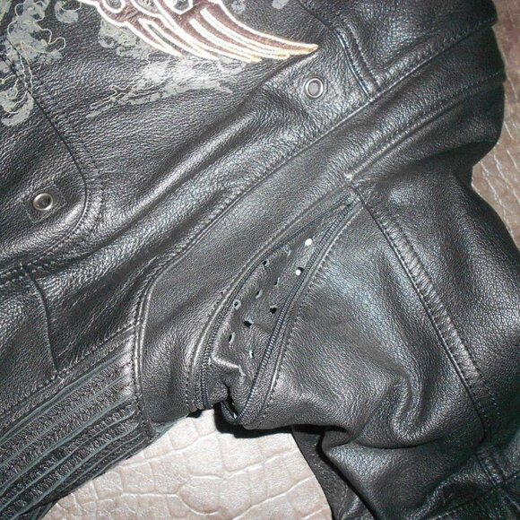 Harley Davidson Womens Leather Jacket EVANGELINE - Picture 13 of 13